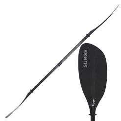 Surge Llama 2 Piece Paddle – Carbon -Famous Kayak Shop 2pce Whitewater Paddle Straight Shaft 4