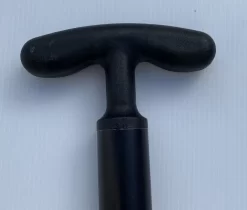 Mission T Grip For Canoe Paddles (C1) -Famous Kayak Shop Mission T Grip on an alloy shaft