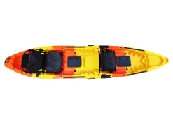 Surge Swan Tandem Sit On Top 390 -Famous Kayak Shop Surge Swan Orange and Yellow top 1