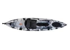 Surge Viper 12 Pro Fishing Kayak -Famous Kayak Shop Surge Viper 12 Pro black and white top
