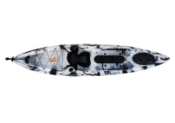 Surge Viper 12 Fishing Kayak -Famous Kayak Shop Surge Viper 12 black and white top