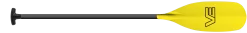 VE Offside Canoe Paddle Glass Blade Glass Shaft -Famous Kayak Shop VE paddles Offside glass glass shaft yellow