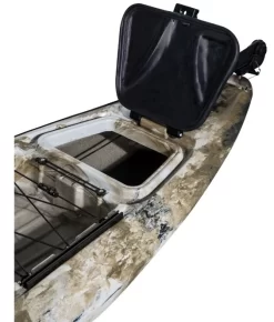 Surge Viper 13 Pro Fishing Kayak -Famous Kayak Shop Viper 13 Pro stern hatch open 1