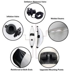 Inflatable Outrigger Kit - Surge Kayaks -Famous Kayak Shop inflatable outrigger kit surge kayaks 4