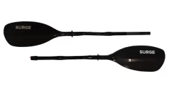 Surge Franklin 2 Piece Paddle – Carbon/Bent Shaft -Famous Kayak Shop surge franklin bend shaft split