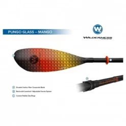 Wilderness Systems Pungo Glass 2pc Paddle -Famous Kayak Shop wilderness systems pungo glass kayak paddle mango